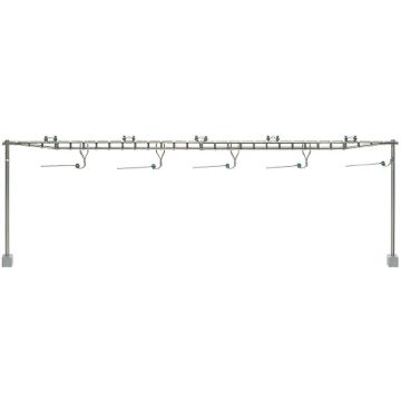 Sommerfeldt Cross span bridge SBB, completely with 2 masts, kit - H0 / 1:87 (370)