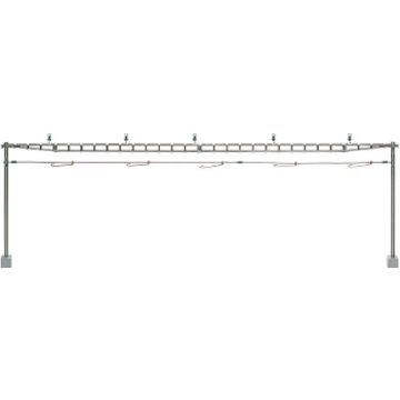 Sommerfeldt Cross span bridge SBB, completely with 2 masts, kit - H0 / 1:87 (371)