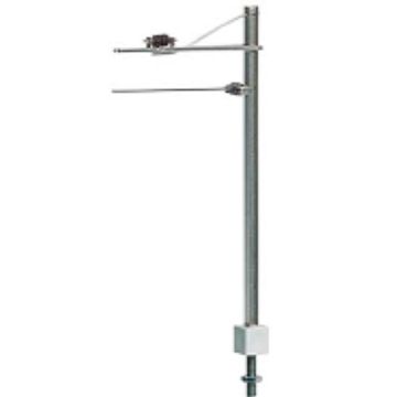 Sommerfeldt Mainline mast of newsilver - H0 / 1:87 (380)