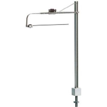 Sommerfeldt Mainline mast with pull-bracket, newsilver - H0 / 1:87 (381)