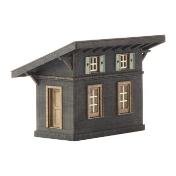 Unique Laser-Cut Building Kit - Railway Buildings  (RHB) - L: 90 mm x B: 55 mm x H: 65 mm - H0 / 1:87 (10-0026-04)