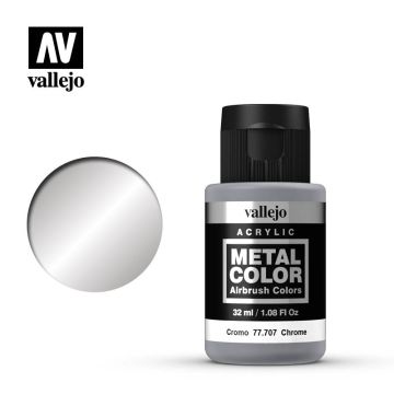 Vallejo Metal Color - Chrome - 32 ml / 1.08 fl oz (77.707)
