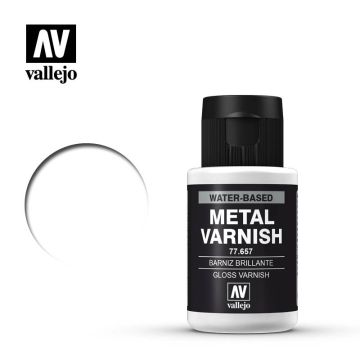 Vallejo Metal Color - Gloss Metal Varnish - 32 ml / 1.08 fl oz (77.657)