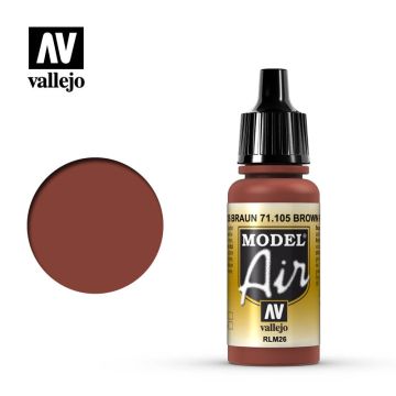 Vallejo Model Air - Brown Rlm 26 - 17 ml (71.105)