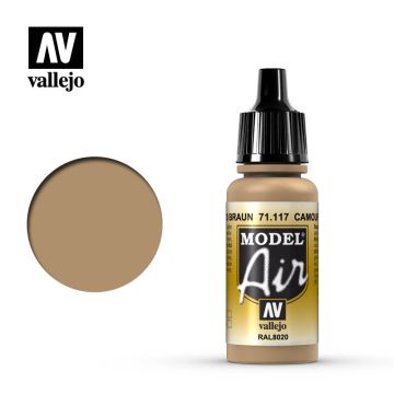 Vallejo Model Air - Camouflage Brown - 17 ml (71.117)