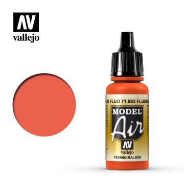 Vallejo Model Air - Fluorescent Red - 17 ml (71.082)