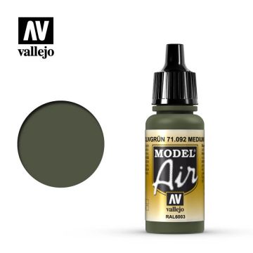 Vallejo Model Air - Medium Green - 17 ml (71.092)