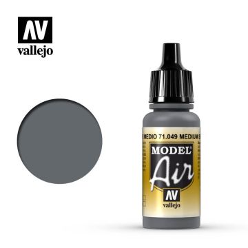 Vallejo Model Air - Medium Sea Grey - 17 ml (71.049)