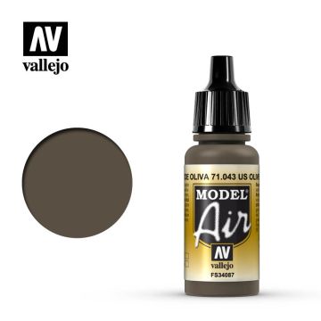 Vallejo Model Air - Olive Drab - 17 ml (71.043)