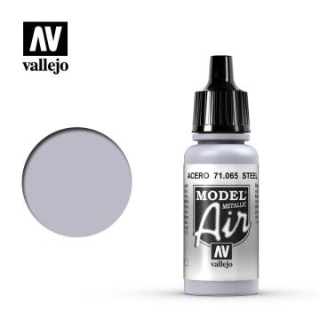Vallejo Model Air - Steel - 17 ml (71.065)
