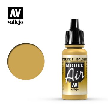Vallejo Model Air - US Interior Yellow - 17 ml (71.107)