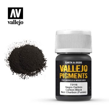 Vallejo Pigments - Lampenschwarz - 30 ml (73.116)