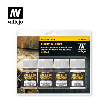 Vallejo Pigments Sets - Dust & Dirt (4) - 35 ml. (73.190)