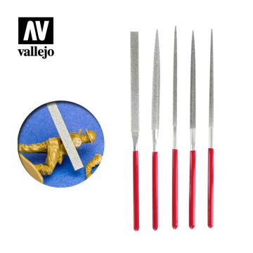 Vallejo Set of 5 Diamond Files (T03002)