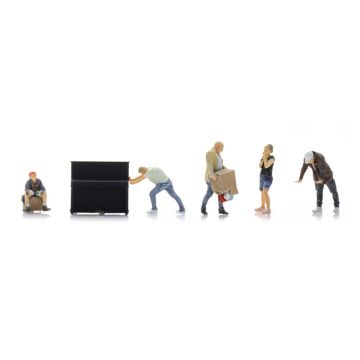 Artitec House movers (5x) - H0 / 1:87 (AR5870099)