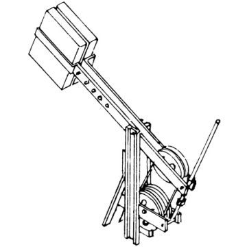 Weinert Modellbau Weichenspannwerk, Messingguss - H0 / 1:87 (7216)