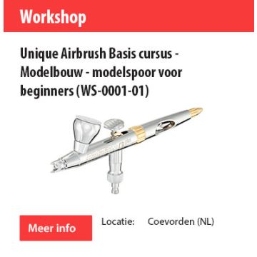 Unique Airbrush Basic Training - Model builders - Model Trains - Date: 26-9-2026 (WS-0001-01)